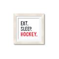 Picture of Eat Sleep Hockey _GroupedProduct_Square_Mini_ _GroupedProduct_Square_Framed_Matted_
