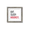 Picture of Eat Sleep Hockey _GroupedProduct_Square_Mini_ _GroupedProduct_Square_Framed_Matted_