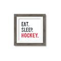 Picture of Eat Sleep Hockey _GroupedProduct_Square_Mini_ _GroupedProduct_Square_Framed_Matted_