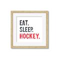 Picture of Eat Sleep Hockey _GroupedProduct_Square_Mini_ _GroupedProduct_Square_Framed_Matted_
