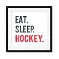 Picture of Eat Sleep Hockey _GroupedProduct_Square_Mini_ _GroupedProduct_Square_Framed_Matted_