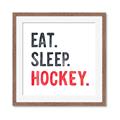 Picture of Eat Sleep Hockey _GroupedProduct_Square_Mini_ _GroupedProduct_Square_Framed_Matted_
