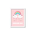 Picture of Dream Big Rainbow _GroupedProduct_Rectangle_Portrait_Mini_ _GroupedProduct_Rectangle_Portrait_Framed_Matted_