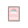 Picture of Dream Big Rainbow _GroupedProduct_Rectangle_Portrait_Mini_ _GroupedProduct_Rectangle_Portrait_Framed_Matted_