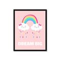 Picture of Dream Big Rainbow _GroupedProduct_Rectangle_Portrait_Mini_ _GroupedProduct_Rectangle_Portrait_Framed_Matted_
