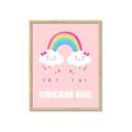 Picture of Dream Big Rainbow _GroupedProduct_Rectangle_Portrait_Mini_ _GroupedProduct_Rectangle_Portrait_Framed_Matted_