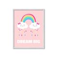 Picture of Dream Big Rainbow _GroupedProduct_Rectangle_Portrait_Mini_ _GroupedProduct_Rectangle_Portrait_Framed_Matted_