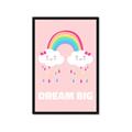 Picture of Dream Big Rainbow _GroupedProduct_Rectangle_Portrait_Mini_ _GroupedProduct_Rectangle_Portrait_Framed_Matted_