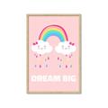 Picture of Dream Big Rainbow _GroupedProduct_Rectangle_Portrait_Mini_ _GroupedProduct_Rectangle_Portrait_Framed_Matted_