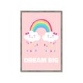 Picture of Dream Big Rainbow _GroupedProduct_Rectangle_Portrait_Mini_ _GroupedProduct_Rectangle_Portrait_Framed_Matted_