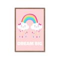 Picture of Dream Big Rainbow _GroupedProduct_Rectangle_Portrait_Mini_ _GroupedProduct_Rectangle_Portrait_Framed_Matted_