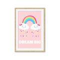 Picture of Dream Big Rainbow _GroupedProduct_Rectangle_Portrait_Mini_ _GroupedProduct_Rectangle_Portrait_Framed_Matted_