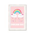 Picture of Dream Big Rainbow _GroupedProduct_Rectangle_Portrait_Mini_ _GroupedProduct_Rectangle_Portrait_Framed_Matted_