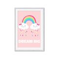 Picture of Dream Big Rainbow _GroupedProduct_Rectangle_Portrait_Mini_ _GroupedProduct_Rectangle_Portrait_Framed_Matted_