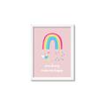 Picture of Happy Rainbows _GroupedProduct_Rectangle_Portrait_Mini_ _GroupedProduct_Rectangle_Portrait_Framed_Matted_