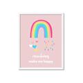 Picture of Happy Rainbows _GroupedProduct_Rectangle_Portrait_Mini_ _GroupedProduct_Rectangle_Portrait_Framed_Matted_