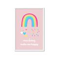 Picture of Happy Rainbows _GroupedProduct_Rectangle_Portrait_Mini_ _GroupedProduct_Rectangle_Portrait_Framed_Matted_