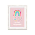 Picture of Happy Rainbows _GroupedProduct_Rectangle_Portrait_Mini_ _GroupedProduct_Rectangle_Portrait_Framed_Matted_