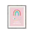 Picture of Happy Rainbows _GroupedProduct_Rectangle_Portrait_Mini_ _GroupedProduct_Rectangle_Portrait_Framed_Matted_
