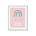 Picture of Happy Rainbows _GroupedProduct_Rectangle_Portrait_Mini_ _GroupedProduct_Rectangle_Portrait_Framed_Matted_