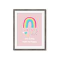 Picture of Happy Rainbows _GroupedProduct_Rectangle_Portrait_Mini_ _GroupedProduct_Rectangle_Portrait_Framed_Matted_