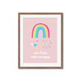 Picture of Happy Rainbows _GroupedProduct_Rectangle_Portrait_Mini_ _GroupedProduct_Rectangle_Portrait_Framed_Matted_