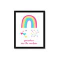 Picture of Over the Rainbow I  _GroupedProduct_Rectangle_Portrait_Mini_ _GroupedProduct_Rectangle_Portrait_Framed_Matted_