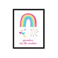 Picture of Over the Rainbow I  _GroupedProduct_Rectangle_Portrait_Mini_ _GroupedProduct_Rectangle_Portrait_Framed_Matted_