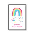 Picture of Over the Rainbow I  _GroupedProduct_Rectangle_Portrait_Mini_ _GroupedProduct_Rectangle_Portrait_Framed_Matted_