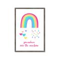 Picture of Over the Rainbow I  _GroupedProduct_Rectangle_Portrait_Mini_ _GroupedProduct_Rectangle_Portrait_Framed_Matted_