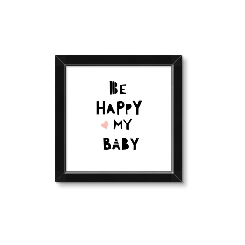 Picture of Be Happy my Baby _GroupedProduct_Square_Mini_ _GroupedProduct_Square_Framed_Matted_
