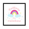 Picture of Follow the Rainbow _GroupedProduct_Square_Mini_ _GroupedProduct_Square_Framed_Matted_