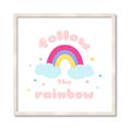 Picture of Follow the Rainbow _GroupedProduct_Square_Mini_ _GroupedProduct_Square_Framed_Matted_