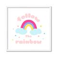 Picture of Follow the Rainbow _GroupedProduct_Square_Mini_ _GroupedProduct_Square_Framed_Matted_