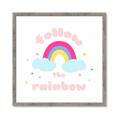 Picture of Follow the Rainbow _GroupedProduct_Square_Mini_ _GroupedProduct_Square_Framed_Matted_