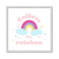 Picture of Follow the Rainbow _GroupedProduct_Square_Mini_ _GroupedProduct_Square_Framed_Matted_