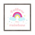 Picture of Follow the Rainbow _GroupedProduct_Square_Mini_ _GroupedProduct_Square_Framed_Matted_