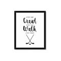 Picture of Crawl, Walk, Hockey _GroupedProduct_Rectangle_Portrait_Mini_ _GroupedProduct_Rectangle_Portrait_Framed_Matted_