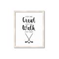 Picture of Crawl, Walk, Hockey _GroupedProduct_Rectangle_Portrait_Mini_ _GroupedProduct_Rectangle_Portrait_Framed_Matted_