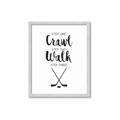 Picture of Crawl, Walk, Hockey _GroupedProduct_Rectangle_Portrait_Mini_ _GroupedProduct_Rectangle_Portrait_Framed_Matted_