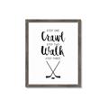 Picture of Crawl, Walk, Hockey _GroupedProduct_Rectangle_Portrait_Mini_ _GroupedProduct_Rectangle_Portrait_Framed_Matted_