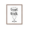 Picture of Crawl, Walk, Hockey _GroupedProduct_Rectangle_Portrait_Mini_ _GroupedProduct_Rectangle_Portrait_Framed_Matted_