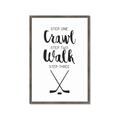 Picture of Crawl, Walk, Hockey _GroupedProduct_Rectangle_Portrait_Mini_ _GroupedProduct_Rectangle_Portrait_Framed_Matted_