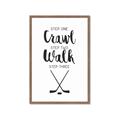 Picture of Crawl, Walk, Hockey _GroupedProduct_Rectangle_Portrait_Mini_ _GroupedProduct_Rectangle_Portrait_Framed_Matted_