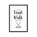 Picture of Crawl, Walk, Hockey _GroupedProduct_Rectangle_Portrait_Mini_ _GroupedProduct_Rectangle_Portrait_Framed_Matted_