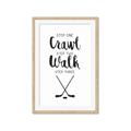 Picture of Crawl, Walk, Hockey _GroupedProduct_Rectangle_Portrait_Mini_ _GroupedProduct_Rectangle_Portrait_Framed_Matted_