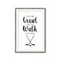 Picture of Crawl, Walk, Hockey _GroupedProduct_Rectangle_Portrait_Mini_ _GroupedProduct_Rectangle_Portrait_Framed_Matted_