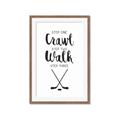 Picture of Crawl, Walk, Hockey _GroupedProduct_Rectangle_Portrait_Mini_ _GroupedProduct_Rectangle_Portrait_Framed_Matted_
