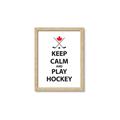 Picture of Keep Calm Play Hockey Black  _GroupedProduct_Rectangle_Portrait_Mini_ _GroupedProduct_Rectangle_Portrait_Framed_Matted_