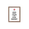 Picture of Keep Calm Play Hockey Black  _GroupedProduct_Rectangle_Portrait_Mini_ _GroupedProduct_Rectangle_Portrait_Framed_Matted_